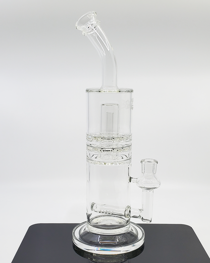  Blacksheep Glass 14" Lantern Bong | Unique Water Pipe Design. Features an innovative lantern design for enhanced smoke diffusion. Delivers smooth, cool hits and showcases the craftsmanship of Blacksheep Glass.
