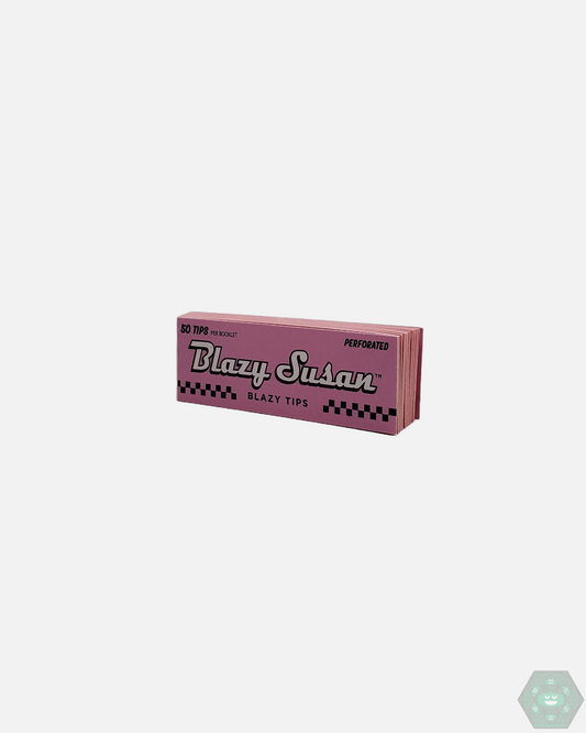  Blazy Susan Perforated Rolling Tips - Vegan, Easy to Use, Filter Tips. Upgrade your rolling experience with Blazy Susan Perforated Tips, made from vegan-friendly paper. These durable tips make rolling easier, adding structure and keeping debris out, so every draw is smooth and satisfying