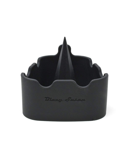Blazy Susan - Premium Silicone Deluxe Ashtray + Debowler. This flexible, mess-free silicone ashtray and bowl cleaner has a built-in spike for easily clearing clogged-up bowls.

 1  It's a perfect replacement for bulky ashtrays, fits in Blazy Susans, and is dishwasher-safe with color fade resistance