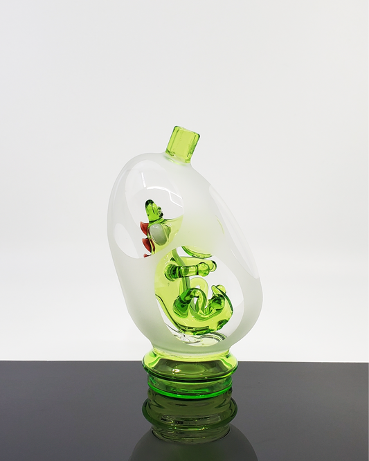  Calibear Yoshi Puffco Attachment – Artistic Glass Enhancement for Puffco