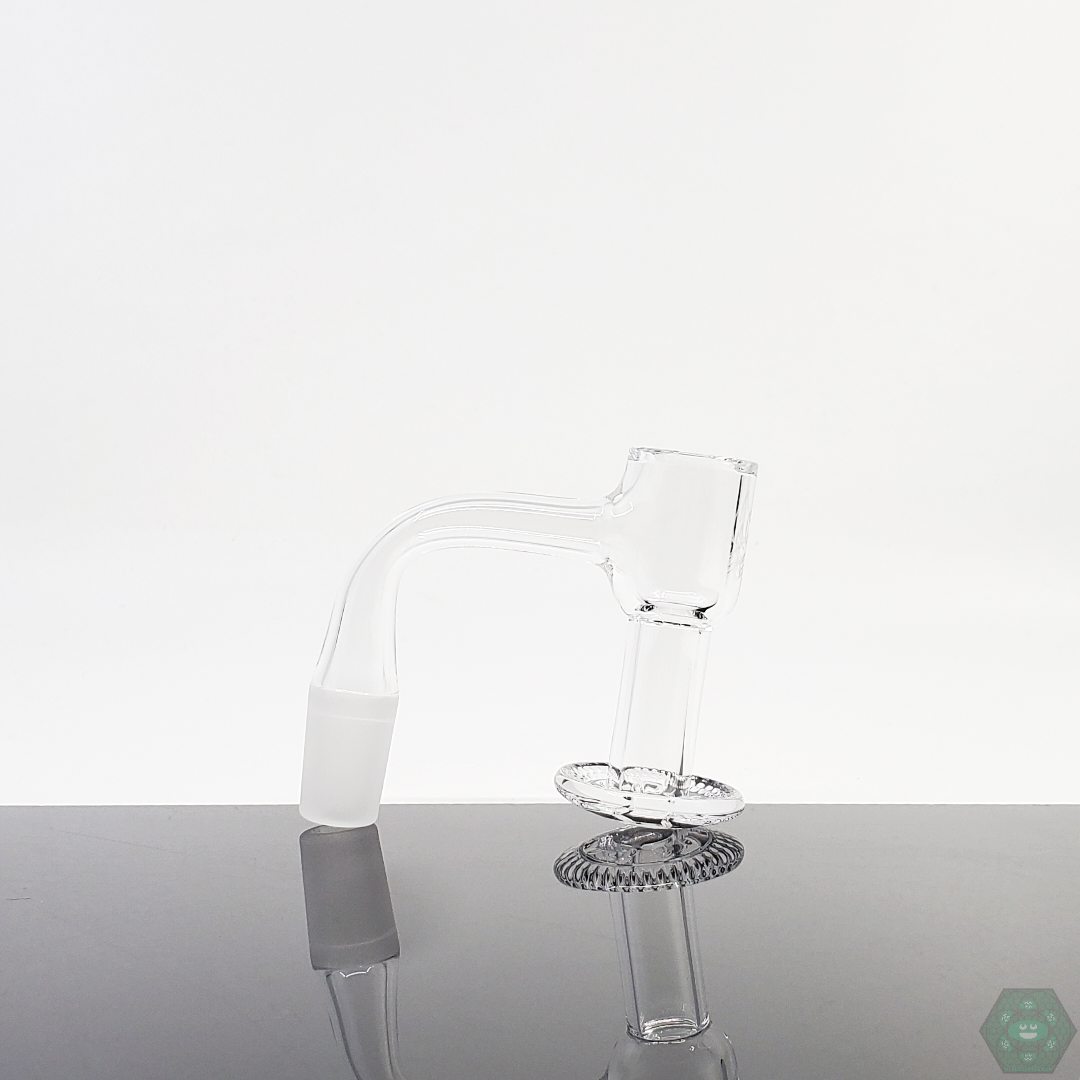 Campfire Quartz Blurper Hybrid V2: Stylish Quartz Banger with Bevel Top for Enhanced Vapor Production