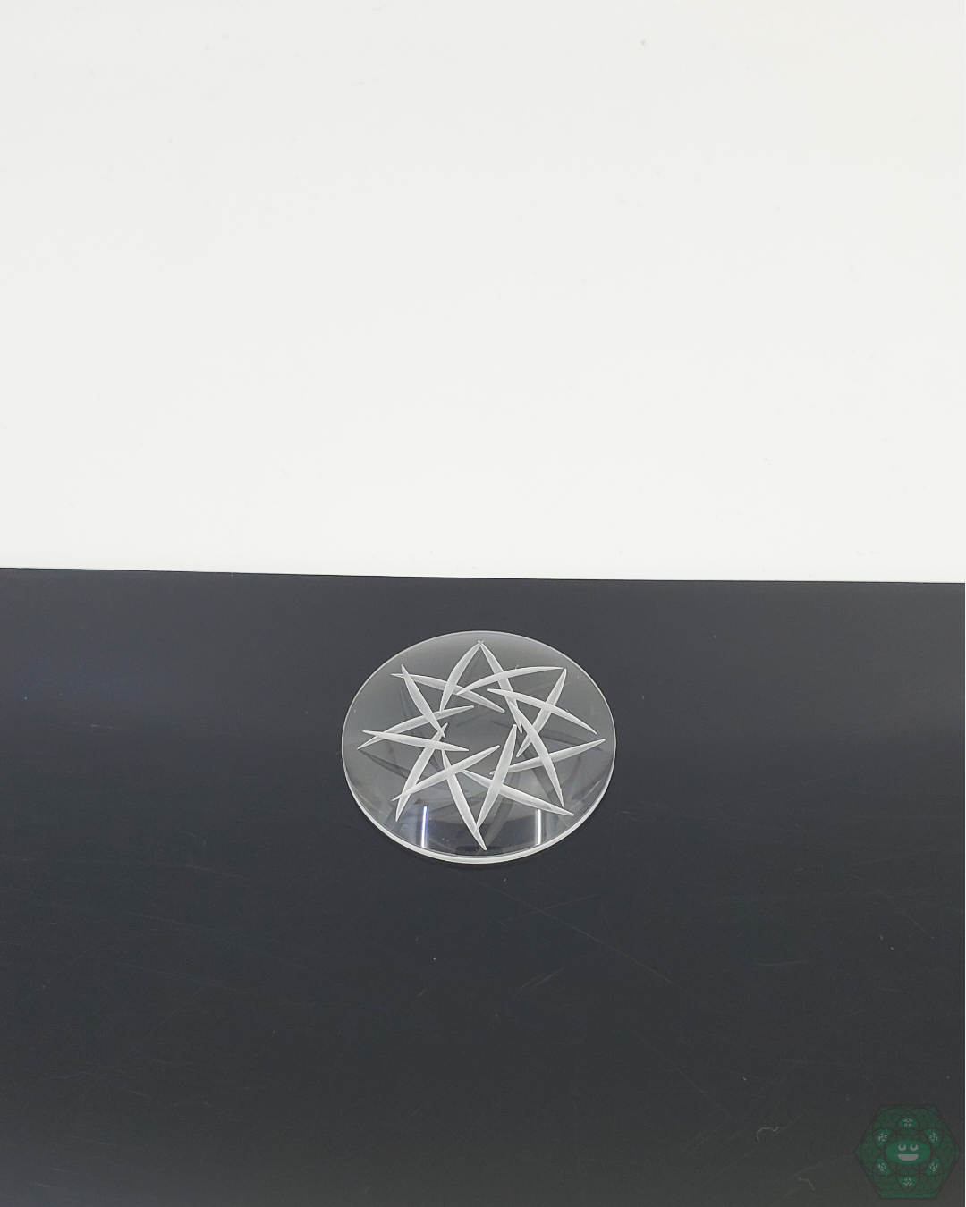 Channel Cap Quartz Lens Double with dual-lens design, offering enhanced airflow control and clear visibility for precise dabbing sessions