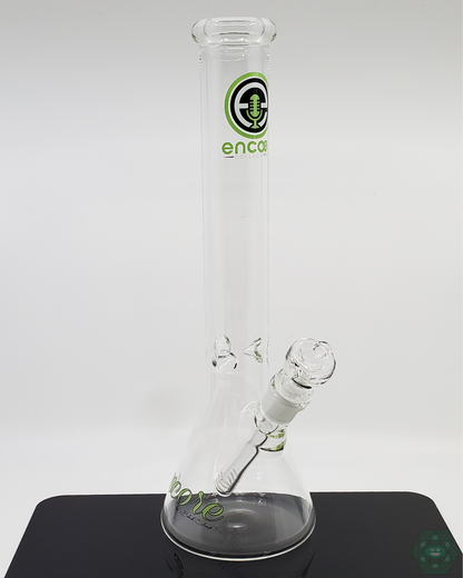 Encore Glass 14” 44x4MM Beaker - Combines a Sturdy Build with a Classic Design for Smooth Draws and Reliable Performance for Daily Use.