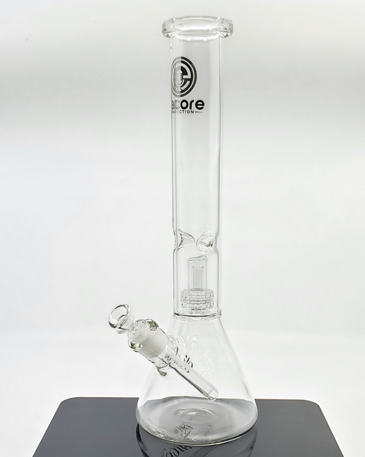 Encore Glass 14” Matrix Beaker - Durable 50x5 Design with Matrix Perc for Smooth, Clean Hits. Includes a 14mm Joint and Ice Catcher.