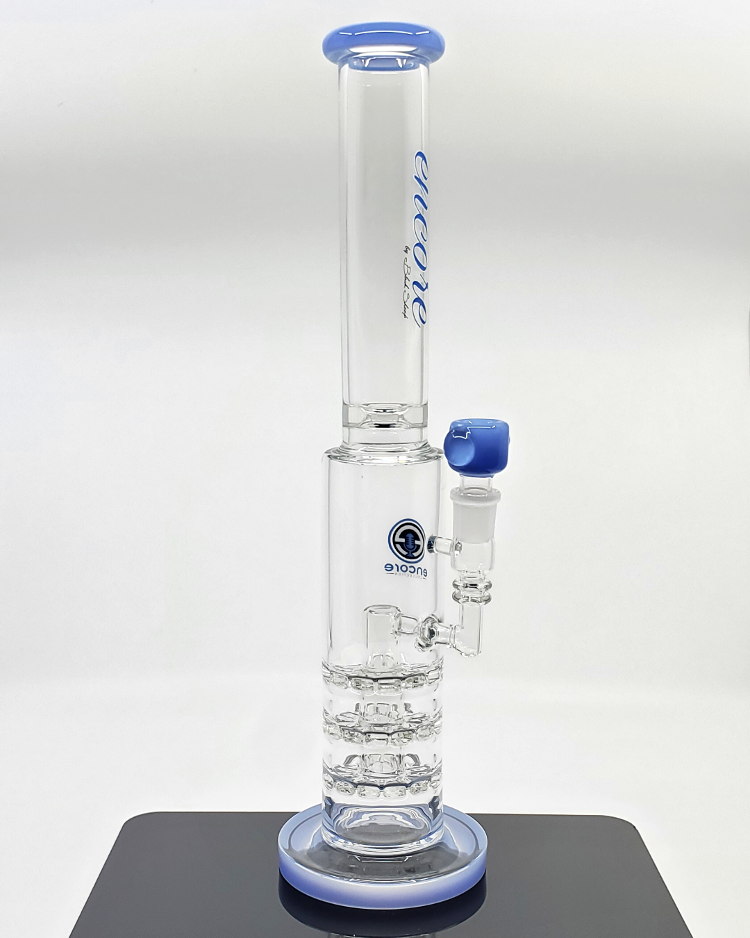 Encore Glass 16” Triple Sunflower Disc Tube - Enhanced Filtration with Three Sunflower Disc Percs.