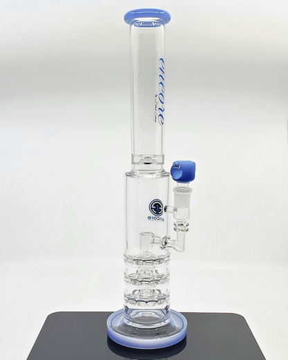Encore Glass 16” Triple Sunflower Disc Tube - Enhanced Filtration with Three Sunflower Disc Percs.