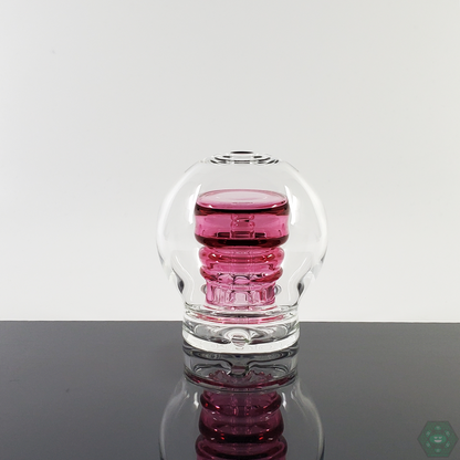 Flexer Jones Sphere Top with Colored Perc - Stylish Puffco Attachment. Add both color and function to your Puffco with Flexer Jones's sphere top and colored percolator design.
