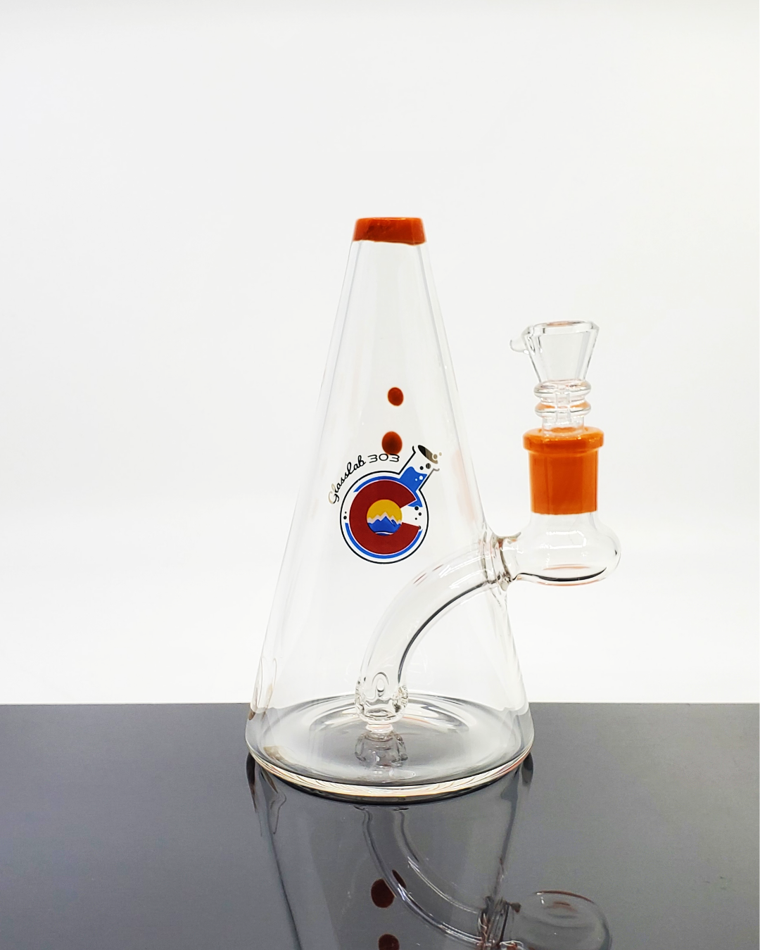 Glass Lab 303 6.25” Cone - Sleek, Compact Design, Smooth Draws - Enjoy the sleek form of the Glass Lab 303 6.25” Cone, a compact piece that delivers smooth draws with a minimalist design.