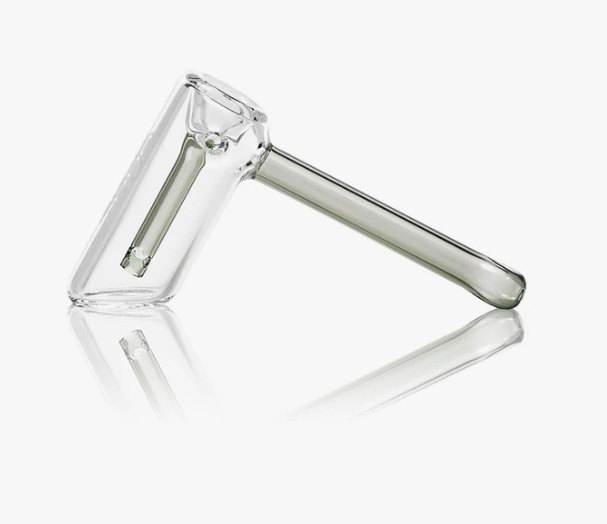  Grav Labs Mini Hammer Bubbler - Durable Borosilicate Glass Water Pipe with a Stable Base and 2-Hole Fission Downstem for Smooth Hits.

   

