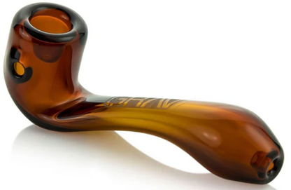 Grav Labs Mini Sherlock - Durable Borosilicate Glass Sherlock Pipe with Inverted Mouthpiece.