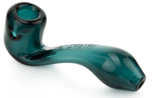 Grav Labs Mini Sherlock - Durable Borosilicate Glass Sherlock Pipe with a Deep Bowl and Inverted Mouthpiece for Smooth Hits
