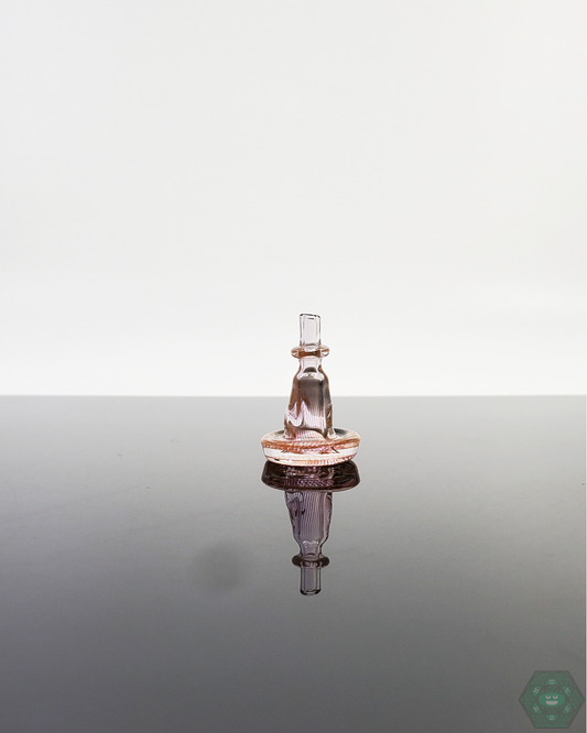 Hefe Glass Fumed Retti 3DXL Cap - Unique Puffco Design | Headdy Glass. Get Hefe Glass Fumed Retti 3DXL Caps at Headdy Glass, designed for Puffco. Artistic design with quick shipping.