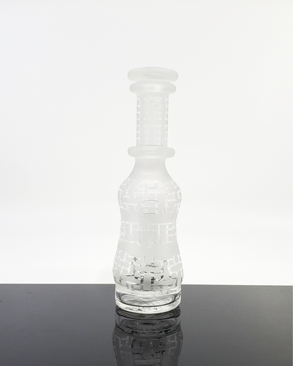 Logi_Glass_Art_Sandblasted_Puffco_Attachment_Stylish_Design_Effective_Cooling