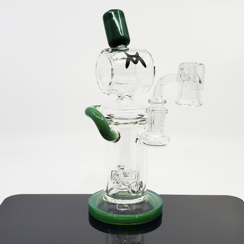 MAV Glass Barrel Head Recycler - Advanced Filtration for Smooth Hits with Efficient Recycling Design. Ideal for Daily Use with Unique Aesthetics.