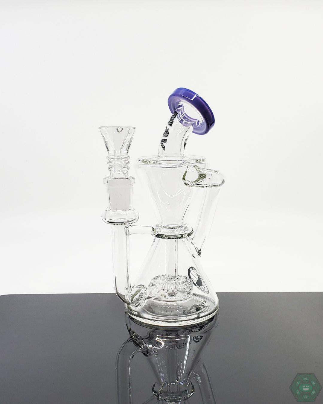  MAV Glass Mini Puck Recycler - Compact, Durable Recycler for Smooth Hits.