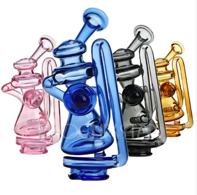 Phoenix Glass Recycler Puffco Attachment - Assorted Colors. Compatible with Puffco Peak and Puffco Peak Pro. Height 7