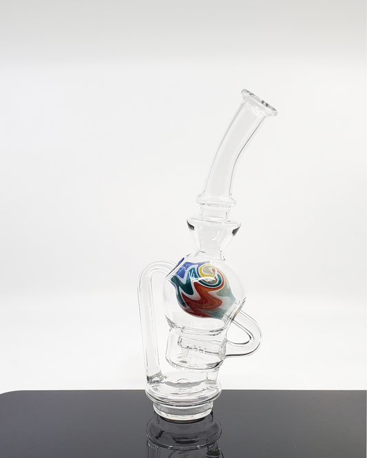  Puffco Inline Ball Glass Attachment - Enhanced Filtration & Style