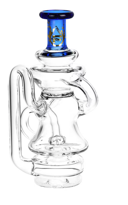 Pulsar Triple Tube Recycler Glass Attachment, compatible with Puffco Peak eRigs, providing smooth vapor filtration and cooling with every inhale.