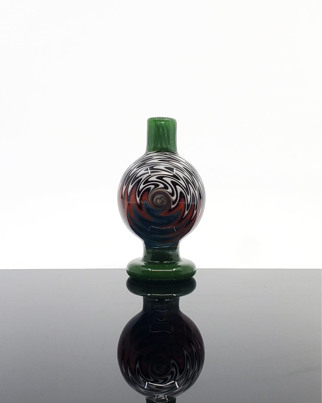 Ruby Pearl Co - 25MM Wig-Wag Bubble Cap.