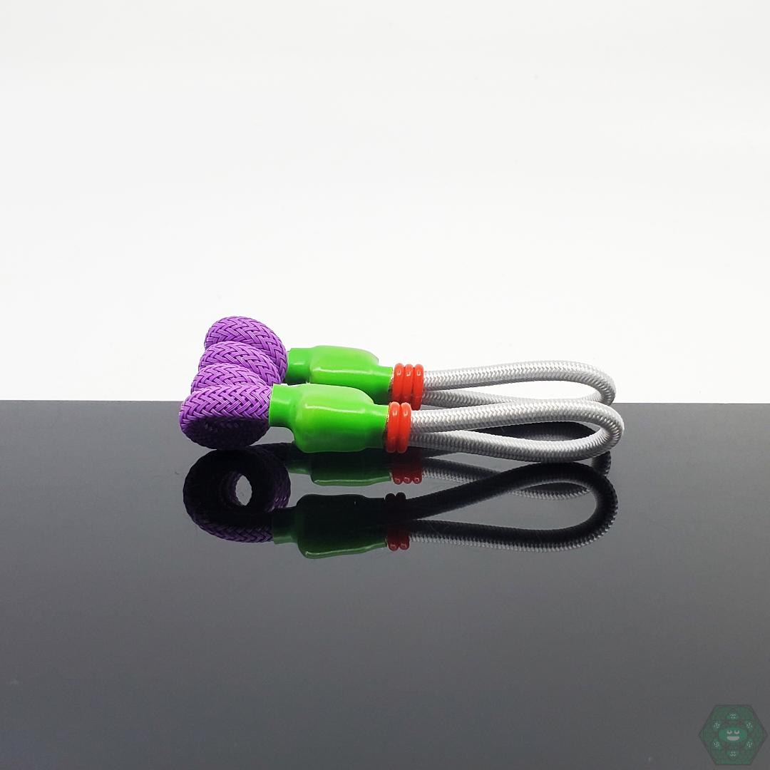 Tuff Tethers - Premium Nano Coiled Tethers – Secure Mesh-Added Holder  
