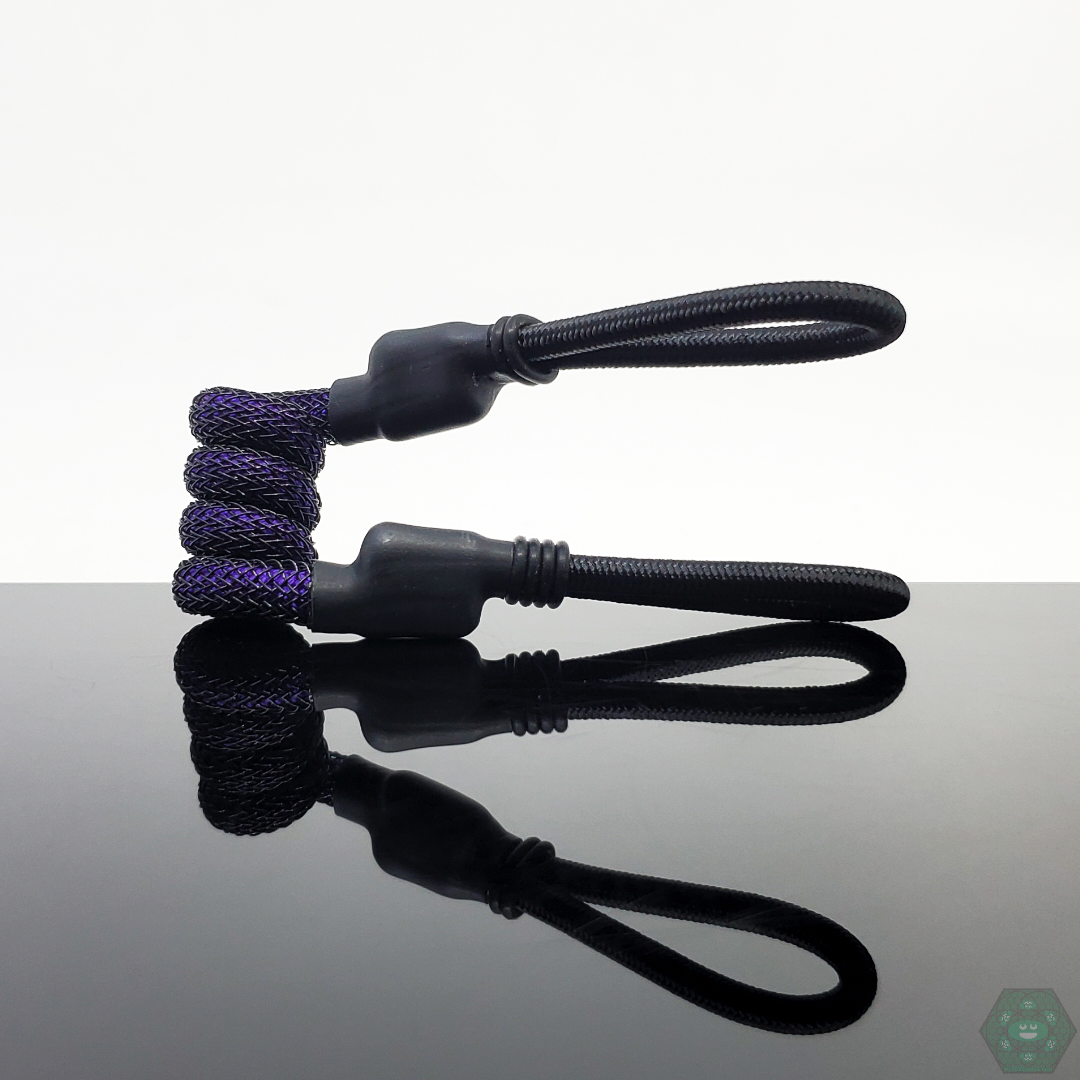  Tuff Tethers - Premium Nano Coiled Tethers – Secure Mesh-Added Holder