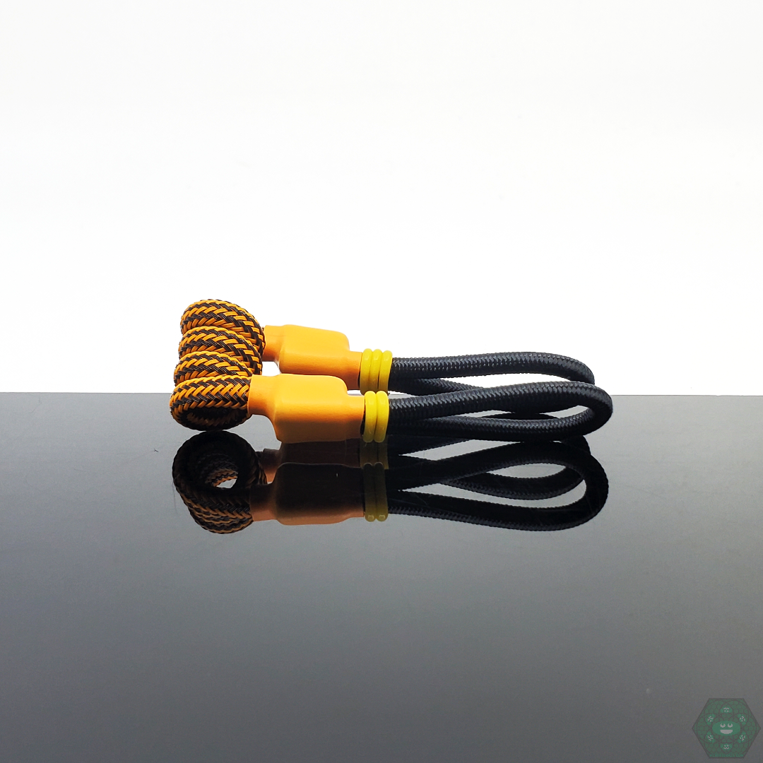 Tuff Tethers - Premium Nano Coiled Tethers – Secure Mesh-Added Holder