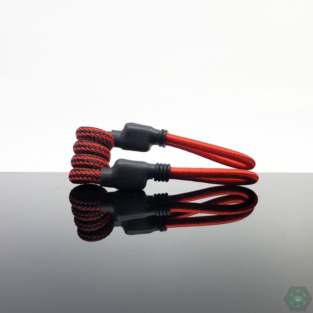 Tuff Tethers - Premium Nano Coiled Tethers – Secure Mesh-Added Holder