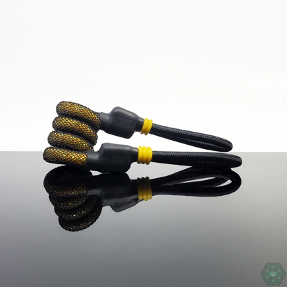 Tuff Tethers - Premium Original Coil Tether (Mesh Added). Fits Puffco Peak + Peak Pro V1 & V2. Fits Any Cap w/ Adjustable Rubber Bands. @Tufftethers