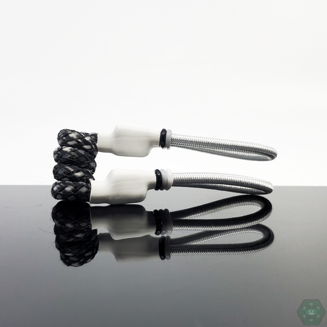  Tuff Tethers - Premium Nano Coiled Tethers – Secure Mesh-Added Holder


