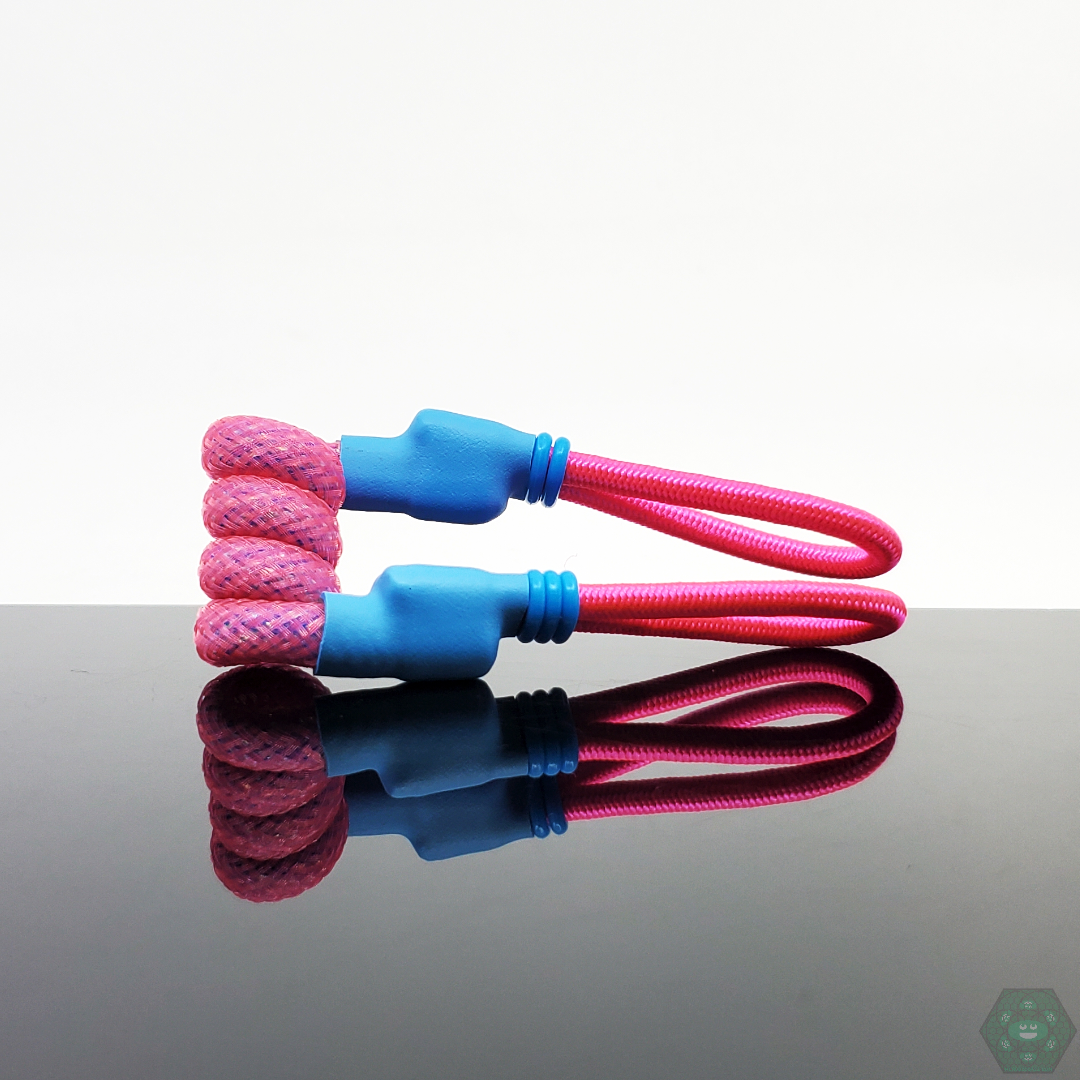  Tuff Tethers - Premium Nano Coiled Tethers – Secure Mesh-Added Holder