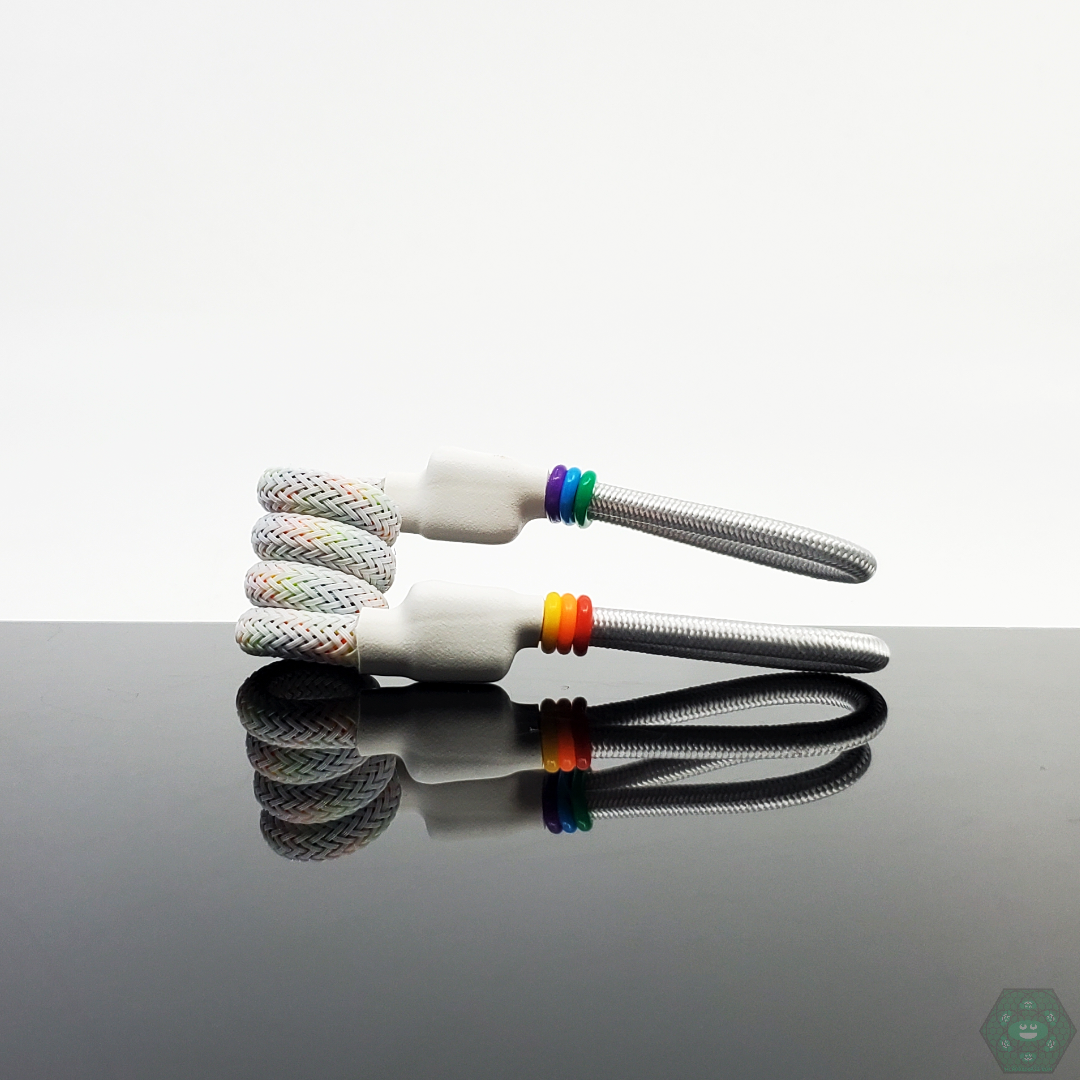  Tuff Tethers - Premium Original Coil Tether (Mesh Added). Fits Puffco Peak + Peak Pro V1 & V2. Fits Any Cap w/ Adjustable Rubber Bands. @Tufftethers