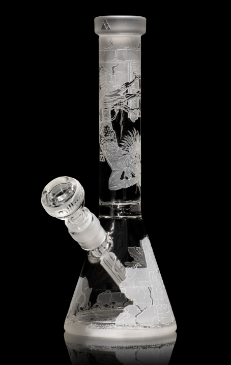 Milkyway Glass - Ancient Ruins 11″ Beaker Bong