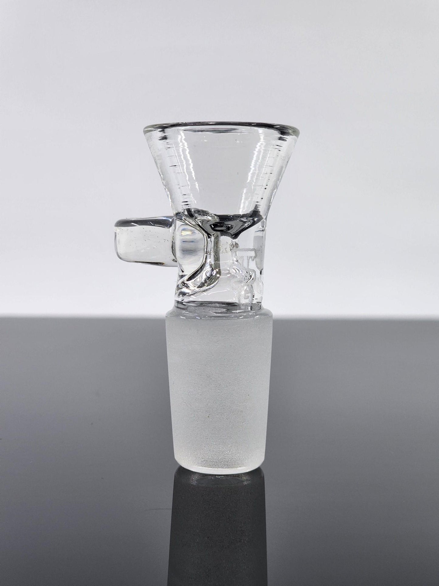 TAG - Single Hole Bong Slide Bowl Piece with Handle