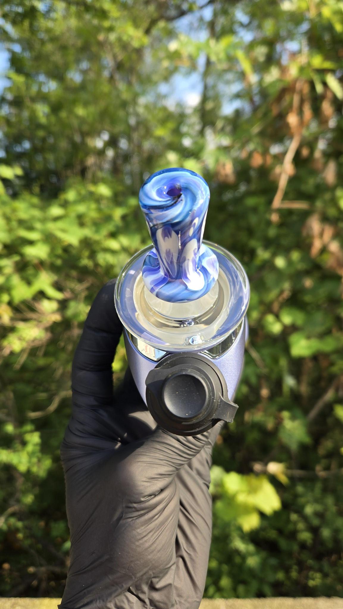 Indo Glass X Geoffmade - Clear Bottom Frit Work Dry Peak/Pro Attachment #4