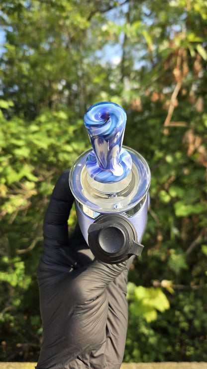 Indo Glass X Geoffmade - Clear Bottom Frit Work Dry Peak/Pro Attachment #4