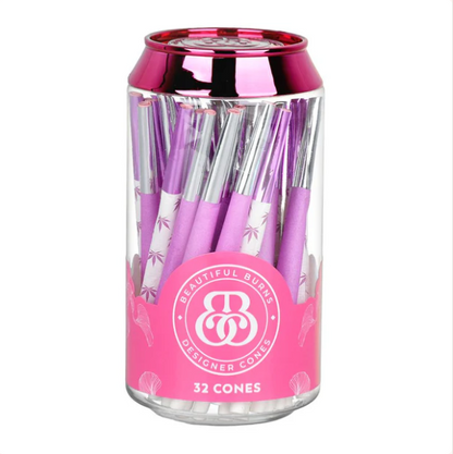 Beautiful Burn Designer Pre-Rolled Cones Plum Petals