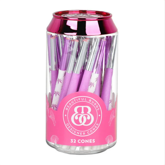 Beautiful Burn Designer Pre-Rolled Cones Plum Petals