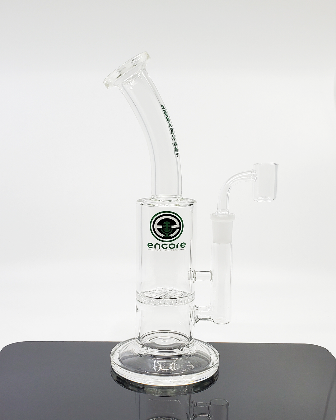 Encore Glass 9” Honeycomb Rig - Efficient Filtration for Clean Hits