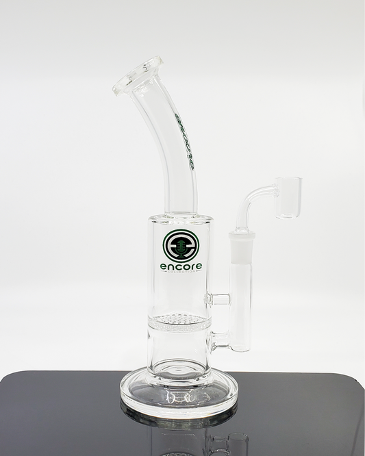 Encore Glass 9” Honeycomb Rig - Efficient Filtration for Clean Hits