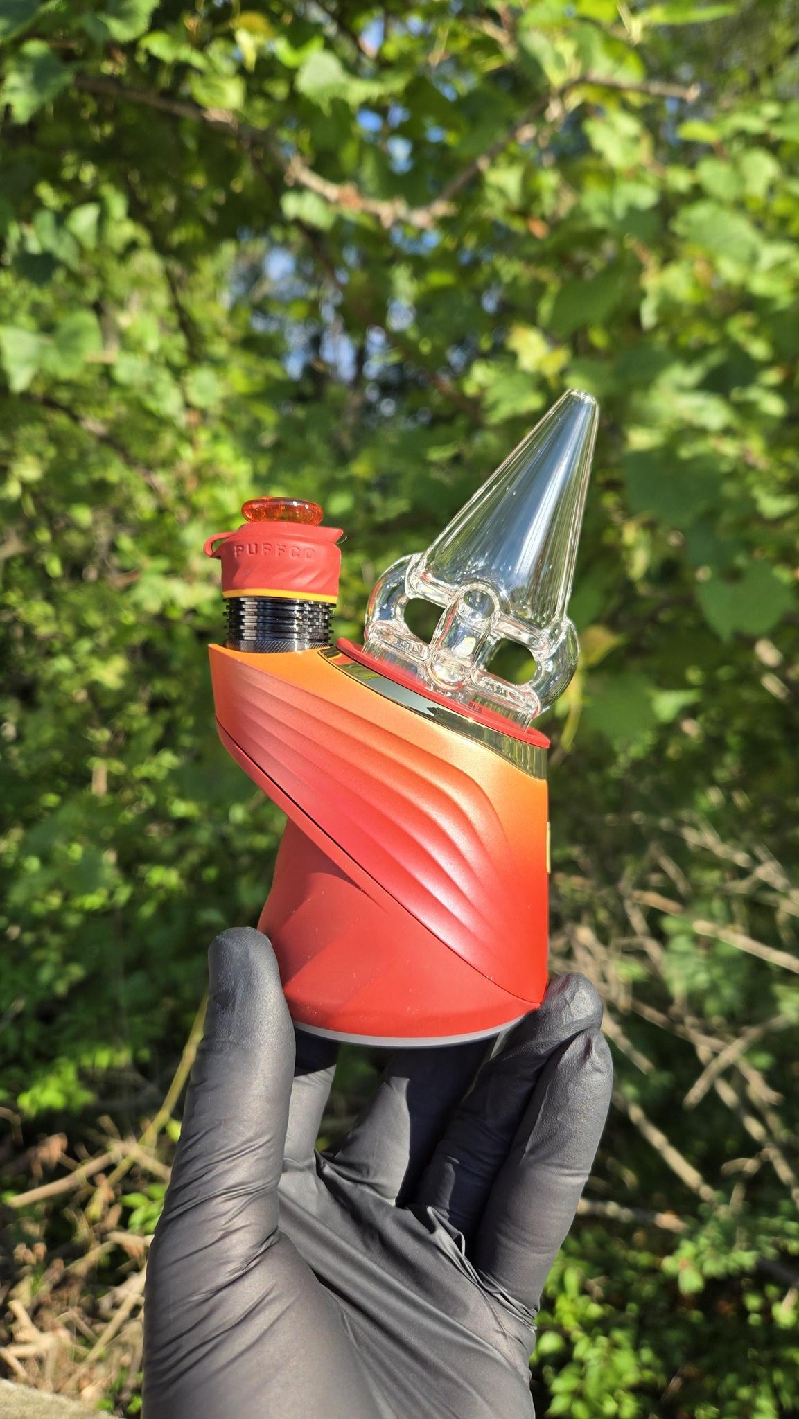 Sleeps - Clear Faceted With Opal Dry Puffco Peak/Pro Attachment #1
