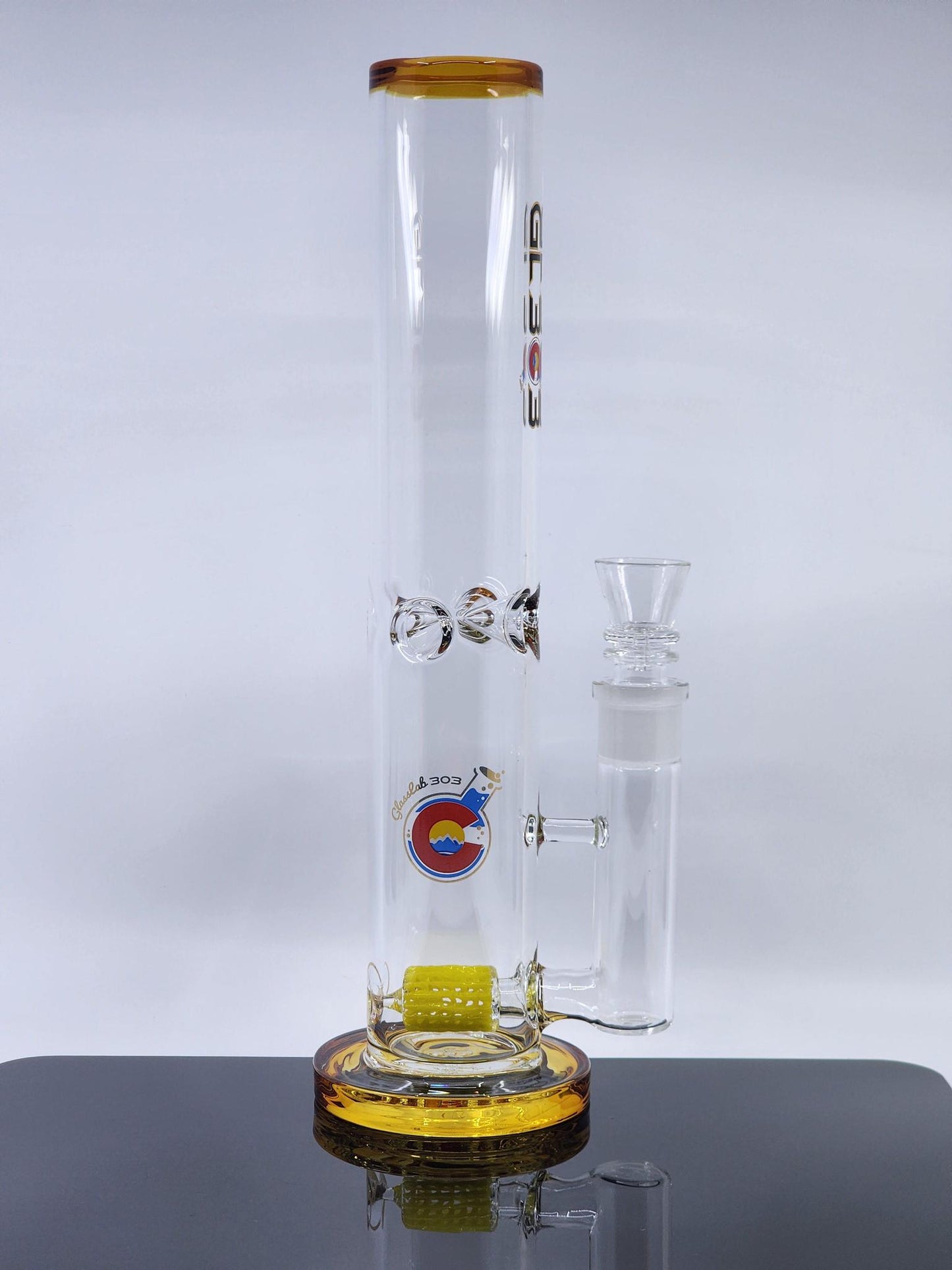 Glass Lab 303 - Lace Dagger Straight Tube