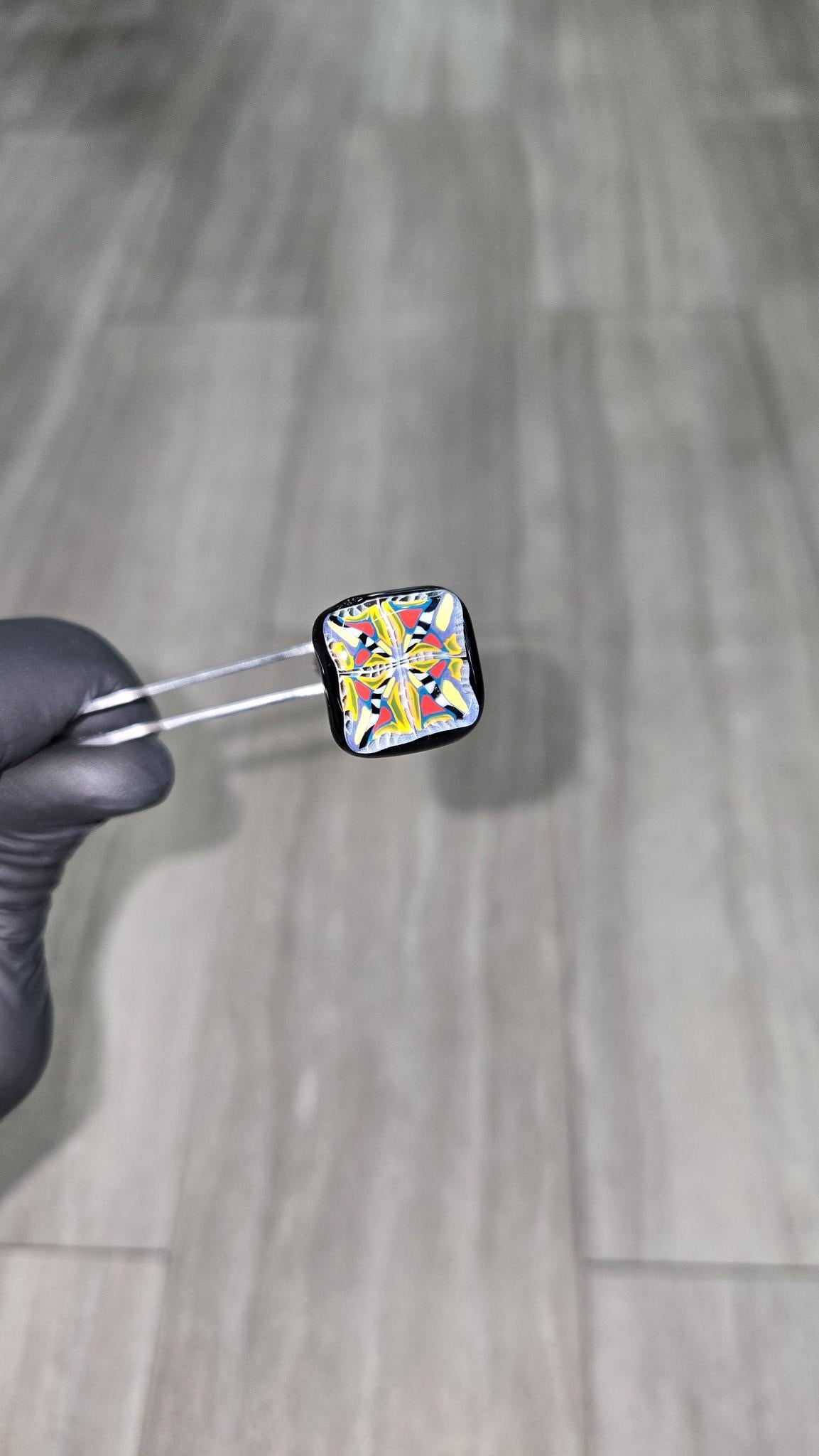 Hefe Glass - Murrine Tile 3DXL Puffco Peak pro Joystick Cap #1