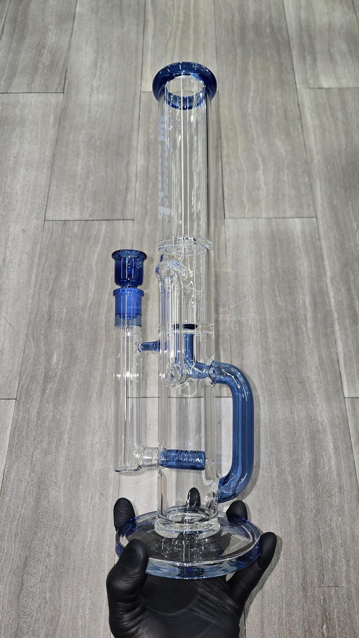 Monark Glass - 16" 50mm Stemline Recycler