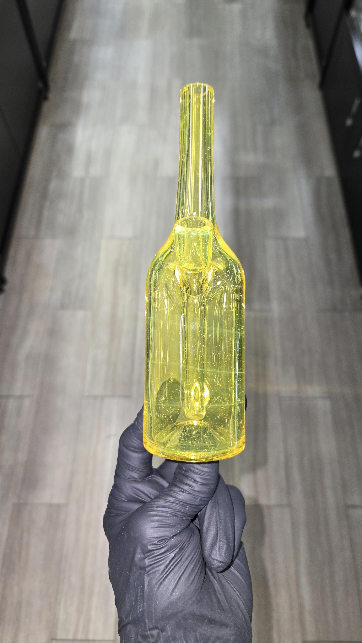 The Glass Mechanic - Terps Encased Opal Sake Bottle