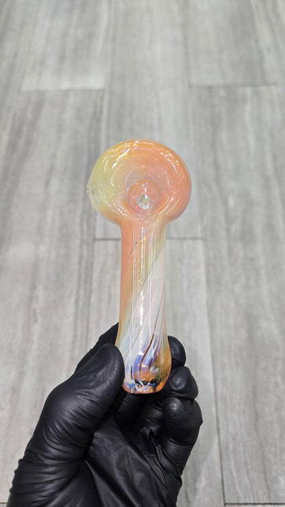 Izlow Glass - Half Fumed Handpipe
