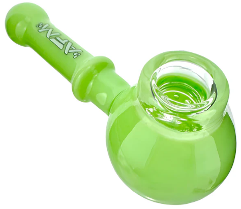 AFM Glass The Kenny Pipe, Compact 4.5-inch Design with Screened Center Hole for Clean Hits