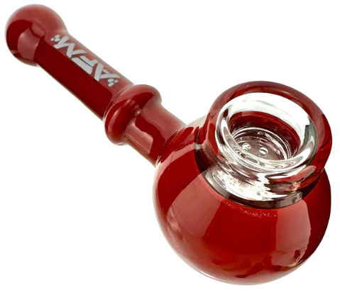 AFM Glass The Kenny Pipe, 4.5-inch Length, Full Color Pipe with Screened Center Hole