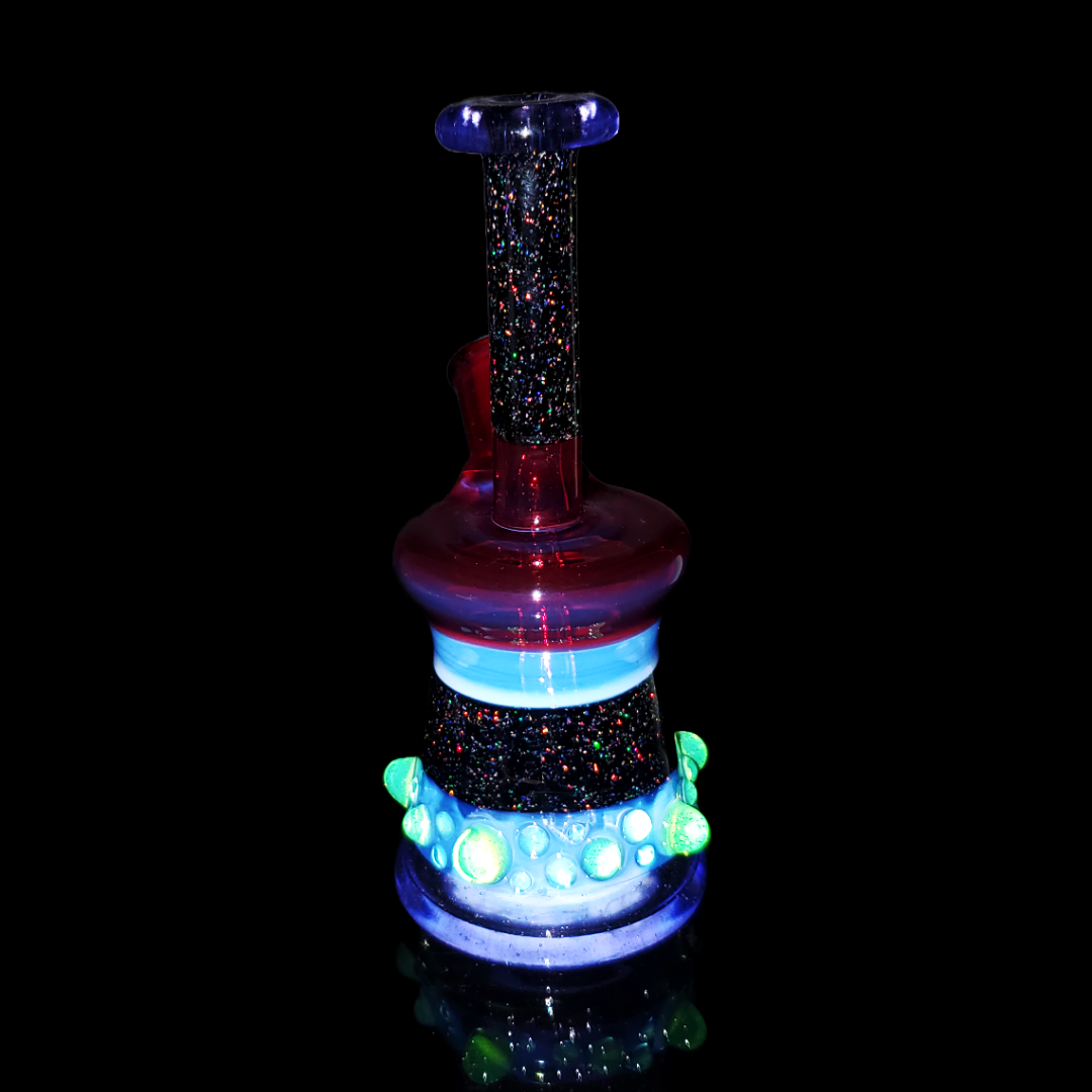 AJ Surf City Encalmo Jammer | Efficient Diffusion with 2-Hole Perc in 10mm Mini Dab Rig

