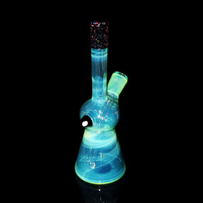 AJ Surf City Full Color Jammer | Compact 10mm Dab Rig with Ergonomic Design for Easy Handling and Smooth Inhalation

