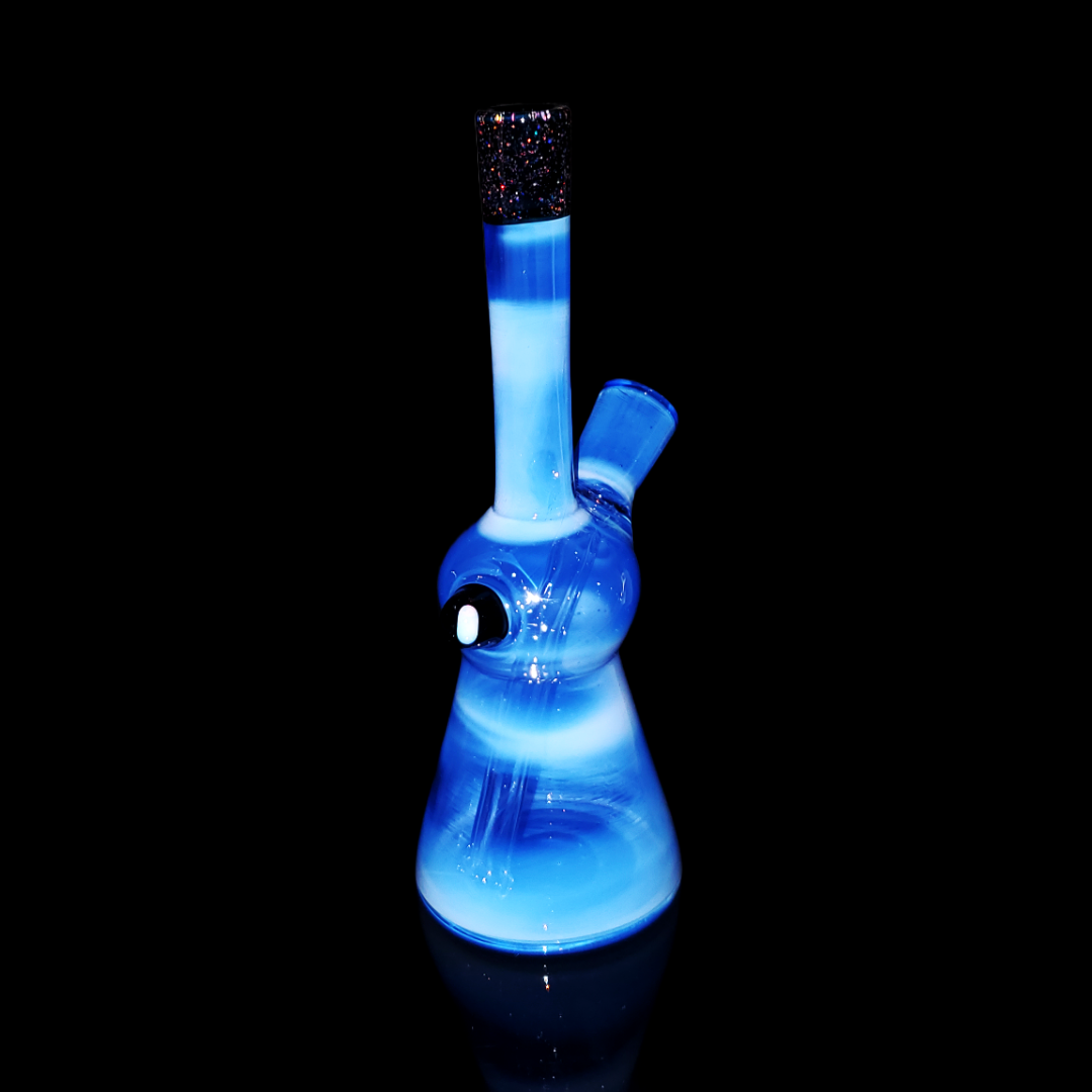 AJ Surf City Full Color Jammer | Compact 10mm Dab Rig with Smooth Functionality and Vibrant Design

